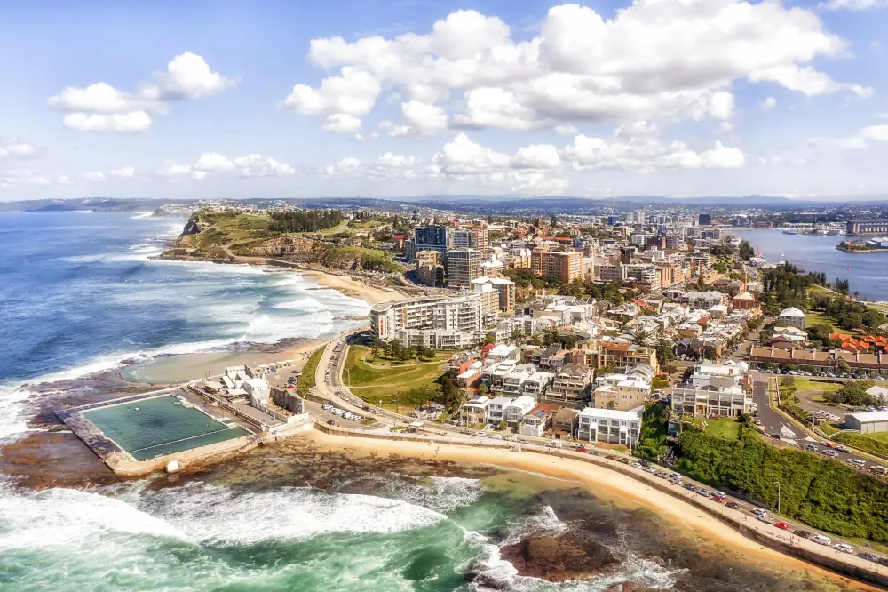 View across Newcastle, NSW